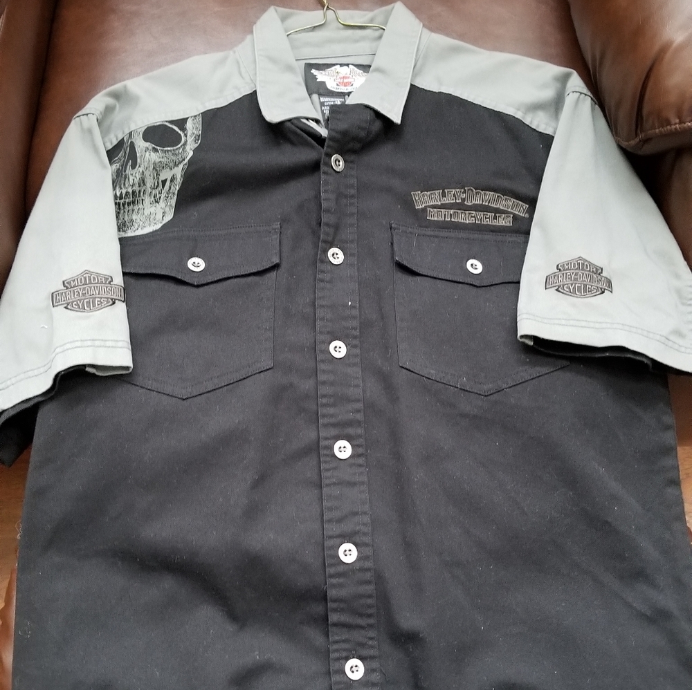 Harley-Davidson button down
